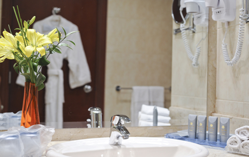 bathroom at al sayedah zeinab hotel damascus syria
