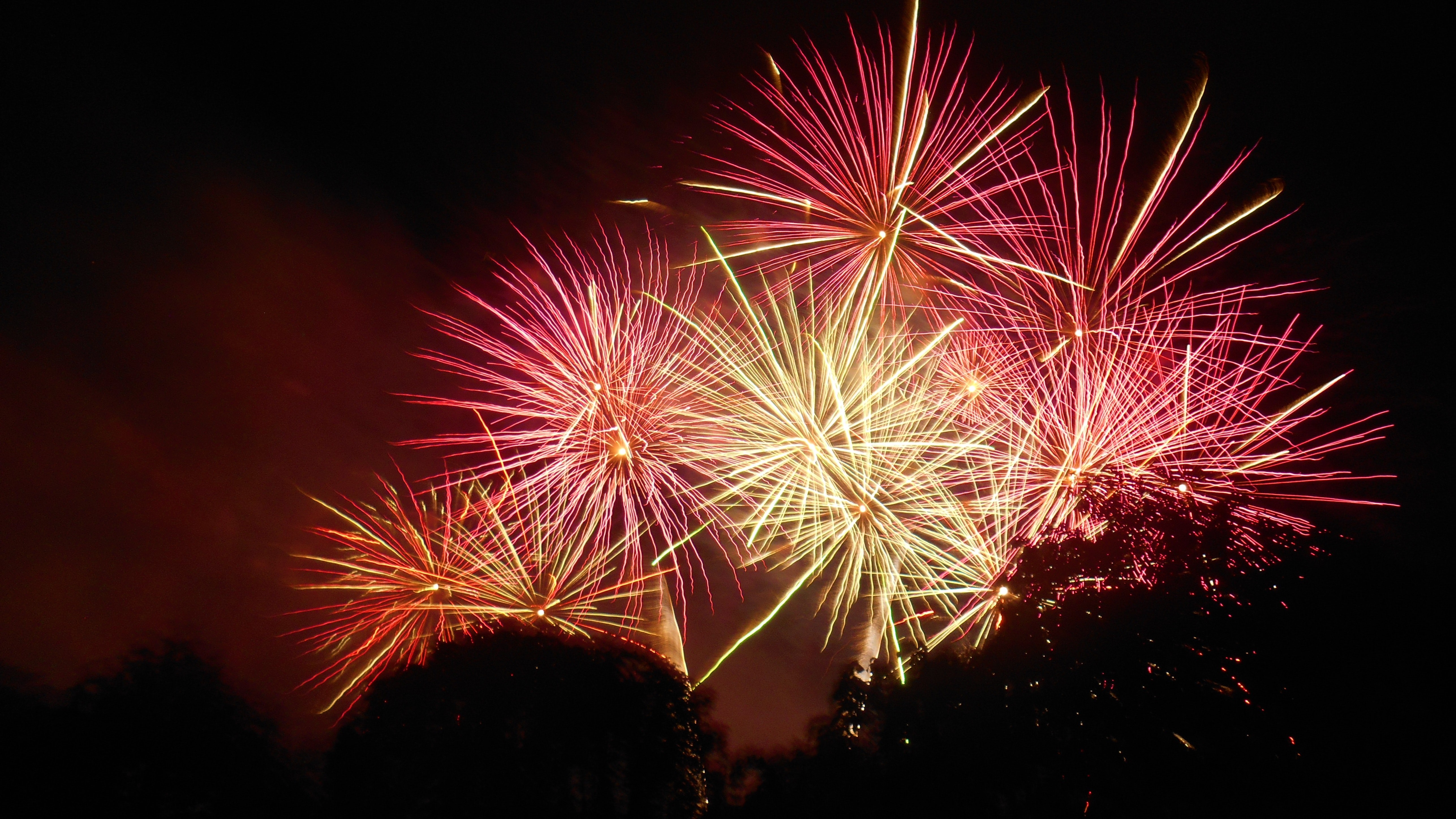 fireworks at the garden at al sayedah zeinab hotel damascus syria