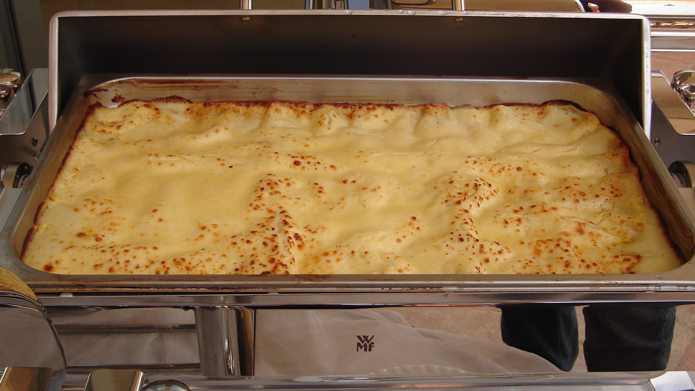 lasagne at yamama restaurant at al sayedah zeinab hotel damascus syria