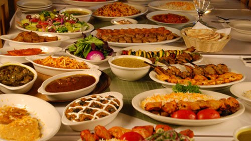 iranian food at shebstan restaurant at al sayedah zeinab hotel damascus syria