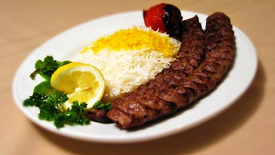kebab at shebstan restaurant at al sayedah zeinab hotel damascus syria