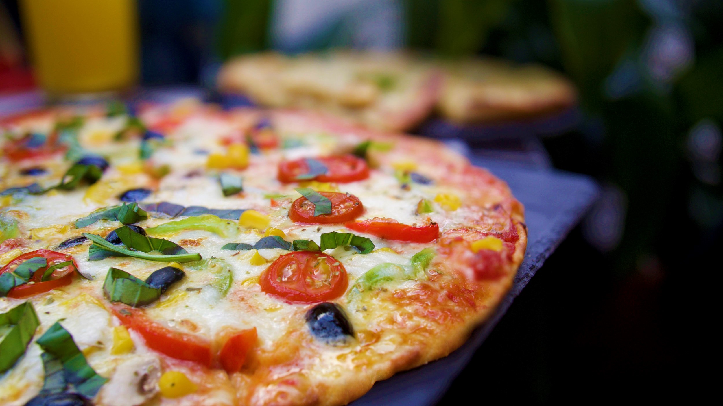pizza at fresh delights at al sayedah zeinab hotel damascus syria