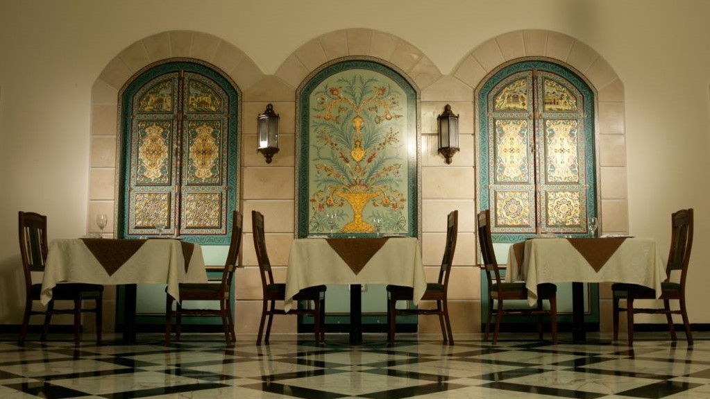 shebstan restaurant at al sayedah zeinab hotel damascus syria