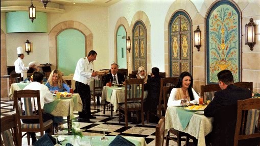 shebstan restaurant at al sayedah zeinab hotel damascus syria